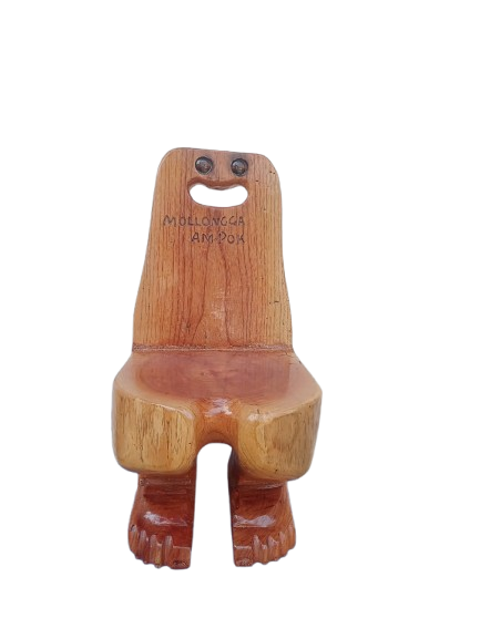 WhatsApp_Image_2026-01-22_at_10.53.35_AM-removebg-preview Mollongga Am·pok | Natural Traditional Wooden Stool | Handcrafted by Handam Rangsa | 8 × 8 × 16 Inch | 4 kg