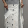 Loin Loom Traditional Reshmi White Dakmanda with Chuni 1